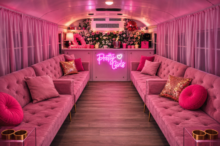 Influencer’s dream on the Pink Bus
